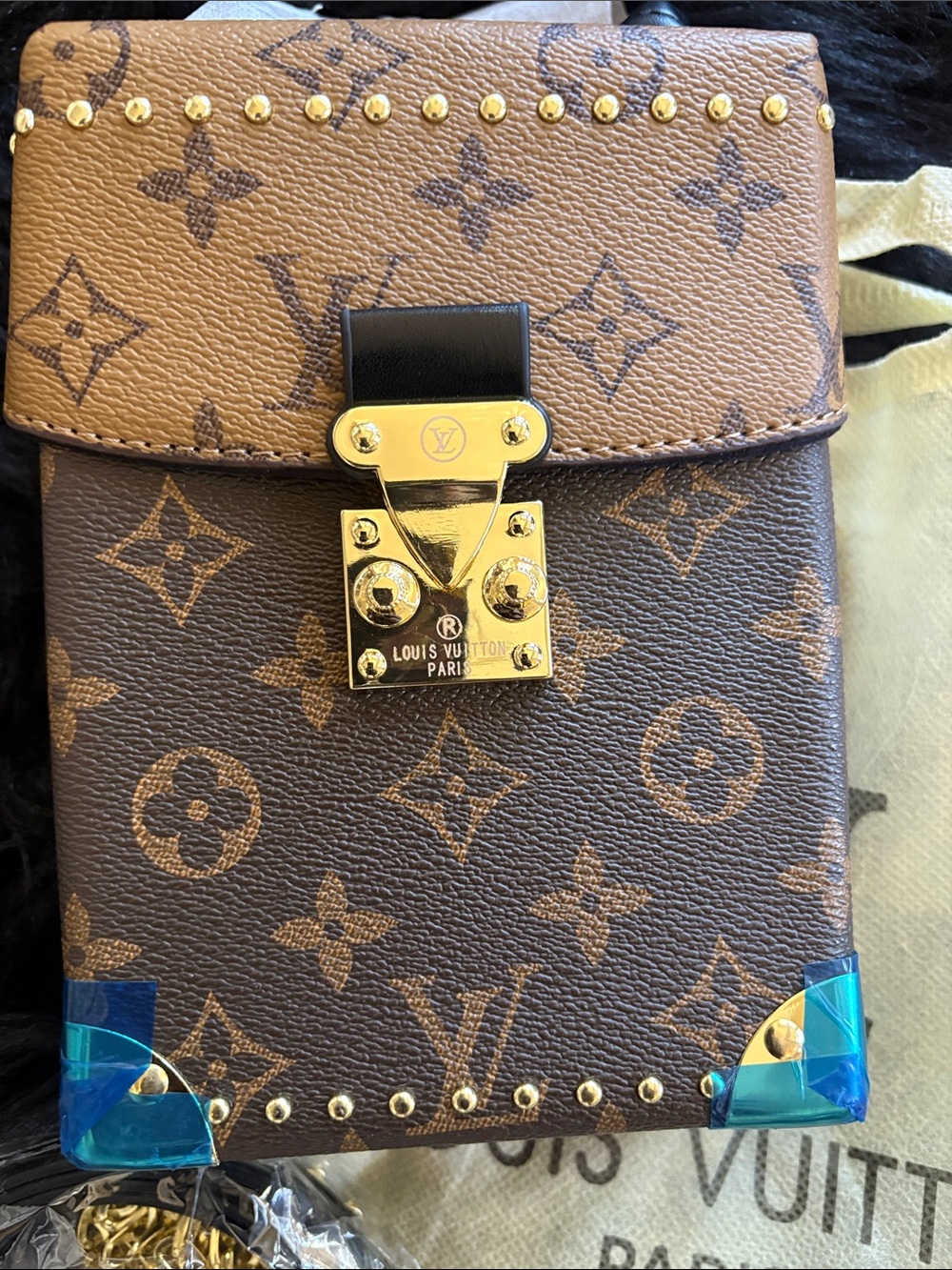 Louis Vuitton Brown Monogram Mini Trunk Bag - Picture 4 of 8